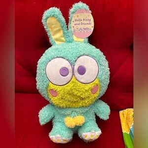 Keroppi Easter/ Spring Plush Toy 25” NEW